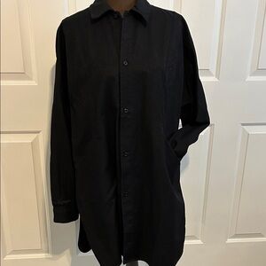 lululemon Lab Black Textured Lab Shirt/mini dress 🖤